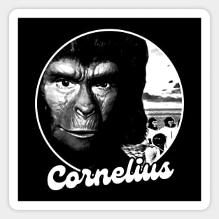 Cornelius - Planet Of The Apes // Lines Drawing Artwork Magnet